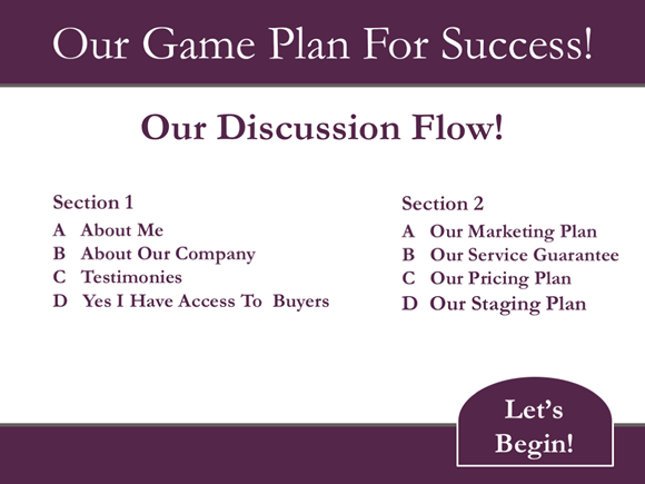 Content Slide Example Of The Bonus Berkshire Hathaway Listing Presentation