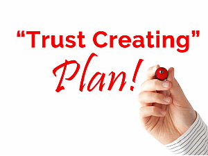 a real estate agent wants a trust creating plan within the listing presentation
