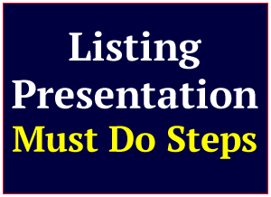 listing presentation 12 steps